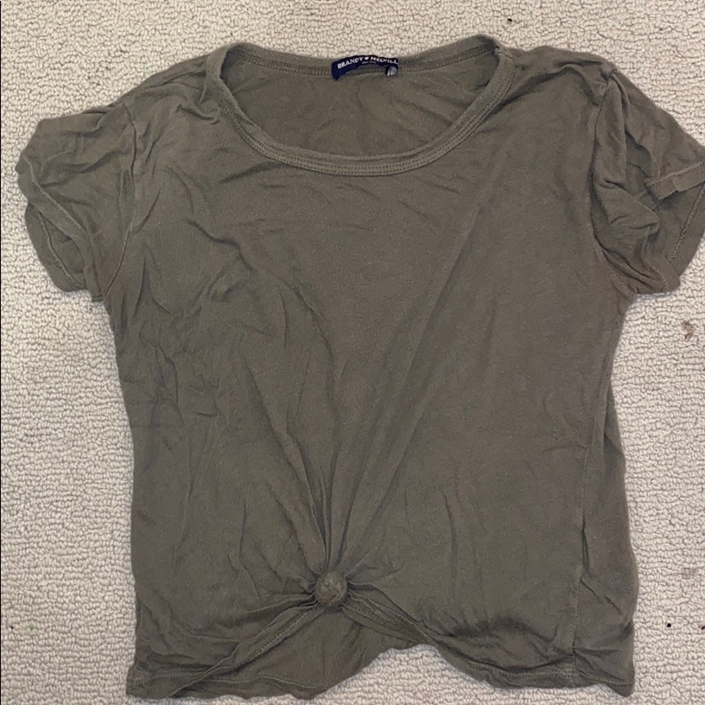 Green brandy Melville shirt